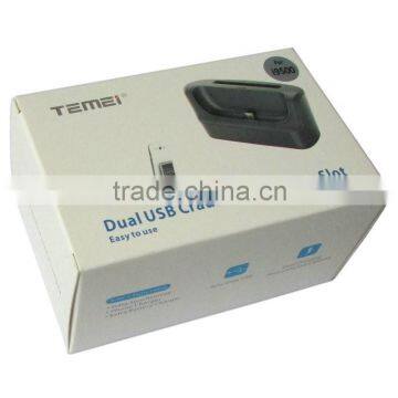 Dual Usb Cradle With Battery Slot For I9500 photo-6