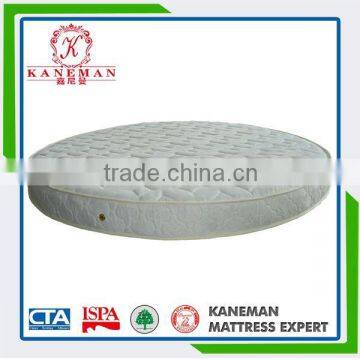 2016 China Wholesale Most Popular King Euro Pillow Top Pocket Spring Round Bed Mattress