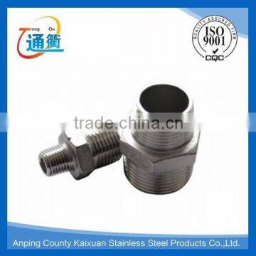 alibaba express casting stainless hexagon reducing nipple fitting