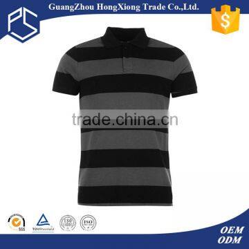 Guangzhou Hongxiong High quality summer men casual style color custom mens polo shirt