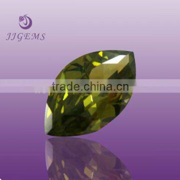 best price marquise olive synthetic cubic gems