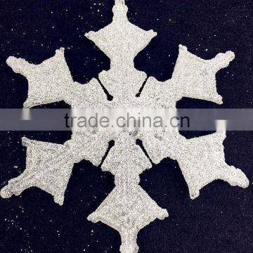 Christmas plastic hanging snowflake