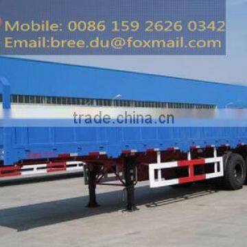 hot sale 60 ton tri-axles Chinese manufacturer stake trailer semi trailer