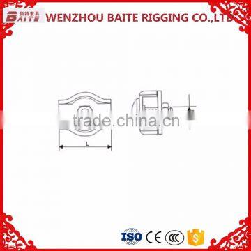 Zinc Alloy Steel Electric Galvanized Casted Egg Shaped Wire Rope Clip 2-6mm Quality Choice photo-2