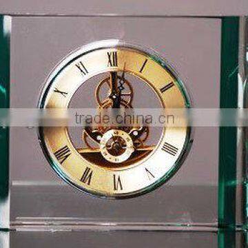 High quality wedding souvenirs crystal desk clock