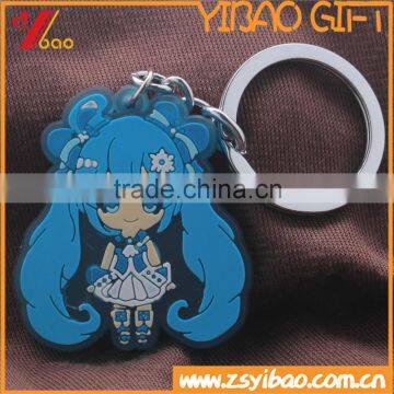 Best Selling Items Silicone Keyring 3d Soft PVC Keychain