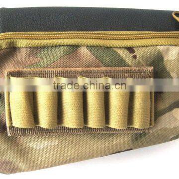 Tactical Sharpshooter | Rifle Stock PackTM | Cheek Pad | Buttstock Ammo Holder Pouch | for Tactical Rifles, Hunting Rifles