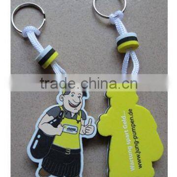 eva keychains double sides printed your logo etc.