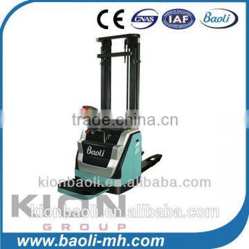 1.5ton pallet stacker walkie rider battery truck electric forklift manual