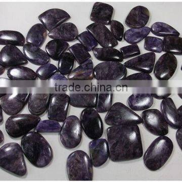 Natural charoite stone natural semi precious stones wholesale loose cabochon gemstones authentic gemstones