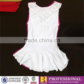 Pure white casual tops and dresses for women