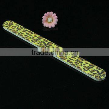 Leopard Yellow Shining File Sanding Nail File Buffer Nail Art