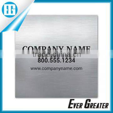 Custom Aluminum Sticker Custom Made Car Emblems Nameplate Brushed Aluminium Badge Car Emblems photo-3