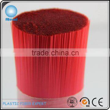 0.30mm solid red excellent shiny & durable PET bristle