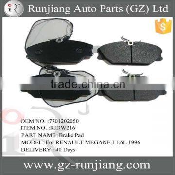 7701202050 semi-metal brake pads for RENAULT MEGANE I 1.6L 1996