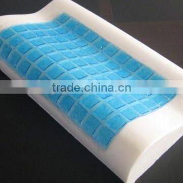 GP001 100% Polyurethane Visco Elastic Contour Cooling Memory Foam Gel Pillow