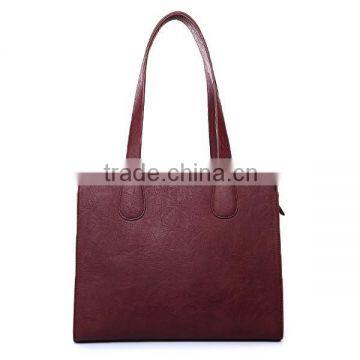 Fashion vintage celebrity tote pu leather ladies handbag