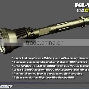 Flexgreen 90w 12000lm High 12 Xml T6 12000-lumen Led Flashlight photo-2