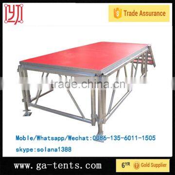 Stage decks and risers