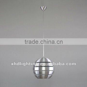 Modern brushed aluminum Pendant Light/meatal hanging lamp made in China