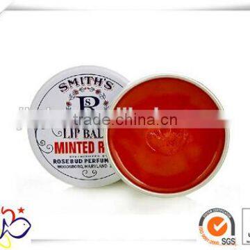 manufacturer lip balm tins container/lip balm in tin