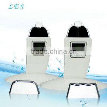 portable galvanic facial equipment with 3 optional heads LCD display design