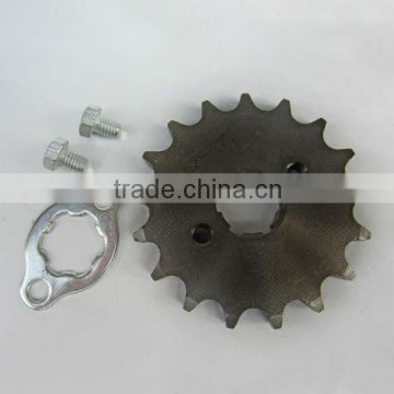 China Hot selling 428 20mmmotorcycle front and rear sprocket