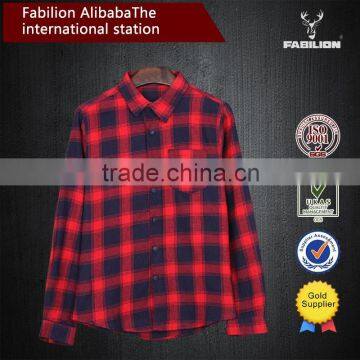 OEM 2015 new product from china factory,high quality women fashion plaid shirt