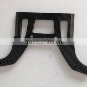 Customized carbon fiber material cnc cutting part