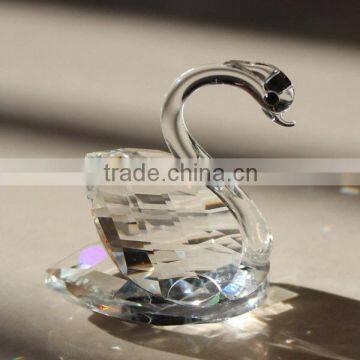 vivid k9 crystal swan wedding favor