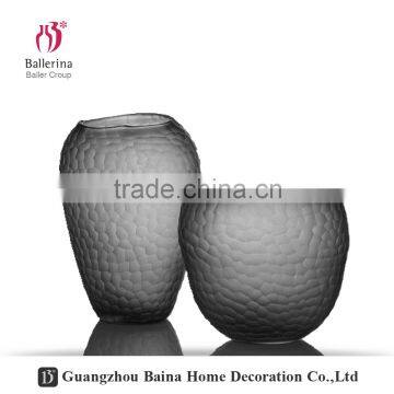 Handmade specialized Home decoration Frosted Color Glass Vase