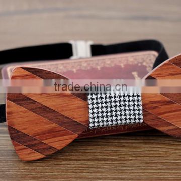 2016 Newest Wooden Bow Tie,Wood Adjustable Men's Bowties