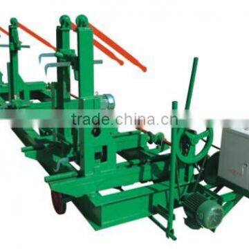 vertical band sawmill with cnc carriage automatic wood cutting machine
