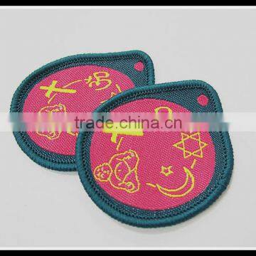 China_Made_Woven_Broadloom_Weaving_Laser_Merrowing_Badge_Embroidery photo-4