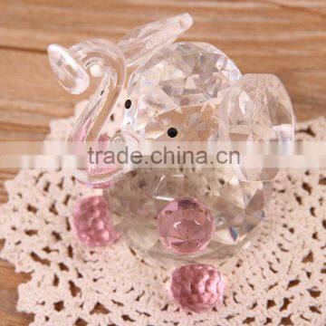 Animal Elephant Small Crystal Figurines for Gift photo-5