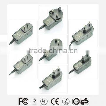 AC/DC Adapter for CCTV with 9V2A Output Power, 100 to 240V Input Voltage and Plug-in Wall Mount