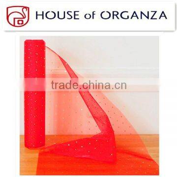 Red Organza Roll for Decoration