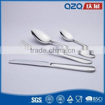 Lasted Design Set Comprising Flatware Stainless Steel European Knife Fork