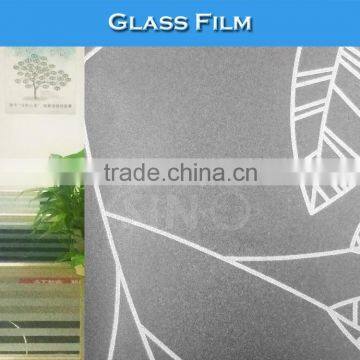 S027 Waterproof Colored Print Adhesive Window Glass Film