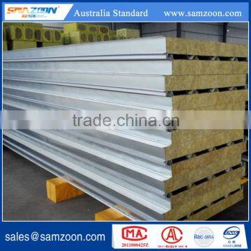 Rock Wool Sandwich Panel Insulated Metal faced for roof board