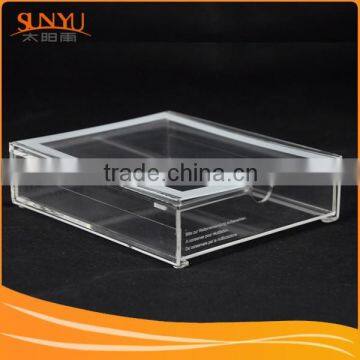 Acrylic Bussiness Card Box Holder Logo Digital Printing