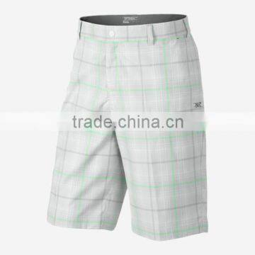 Checked Golf Shorts