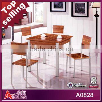 A0828 lastest design korean fancy marble top dining round table