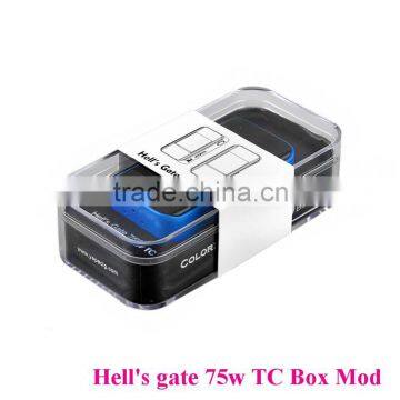 Selling box mod Hell's gate 75w mini mod come with Double curved surface high power