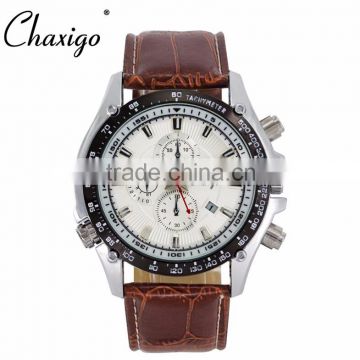 2016 wristwatch watch men 2016 arm time men watch with leather