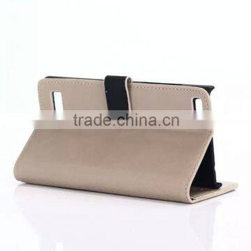 Newest Product Flip Pattern Wallet Leather Case for Blackberry LEAP With Stand