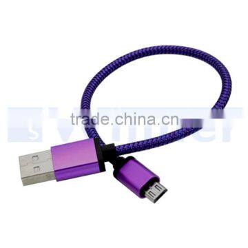 3.3 Ft(1M) High Speed Aluminum Shell Nylon Braided USB 2.0 A Male to Micro USB Male Cable photo-4