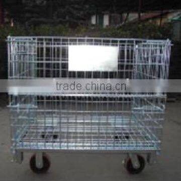 Victory produce Storage steel Cages for warehouse,cages for pallet rack