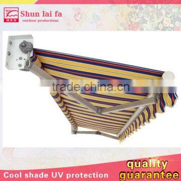 Cheap Customized Manual or Motorized Automatic Retractable Balcony Awning for Sun Shade