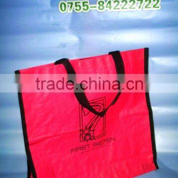 fashionable pp laminated handle shopping bag